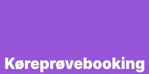 Køreprøvebooking